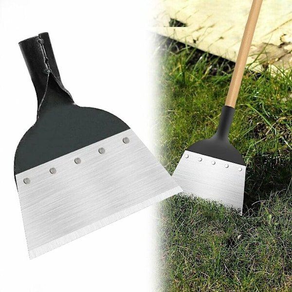 Multifunksjons hagespade. Spade for hagerensing. Multifunksjonell stål ugras spade. Jordbruks ugrasverktøy. For hage. Gård ugras (28 cm).