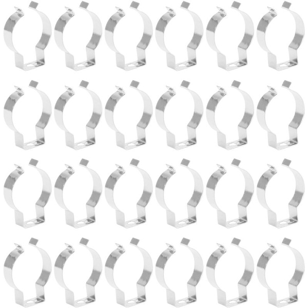 120 stk T8 LED-pærer U-klipsholder Fluorescerende rørlampeholder