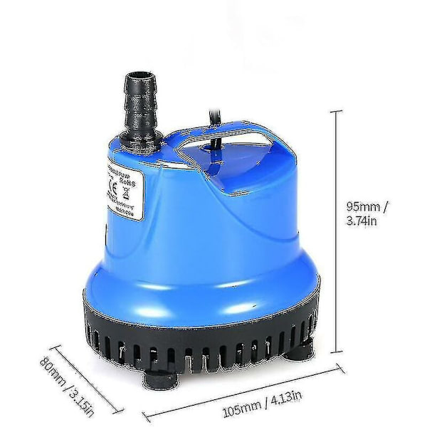 20w 1800l/t nedsenkbar vannpumpe, mini fontenepumpe