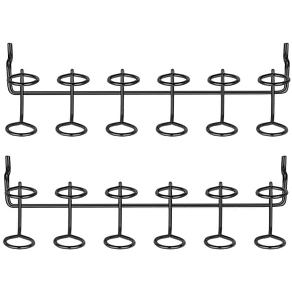 2 stk skrutrekkerholder Pegboard verktøyholder Multi-tilbehør Pegboard tilbehør Multi-ring verktøyholder for Pegboard