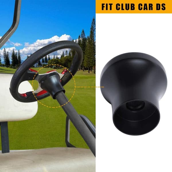 Adapter til golfvognsrat til Club Car - sort