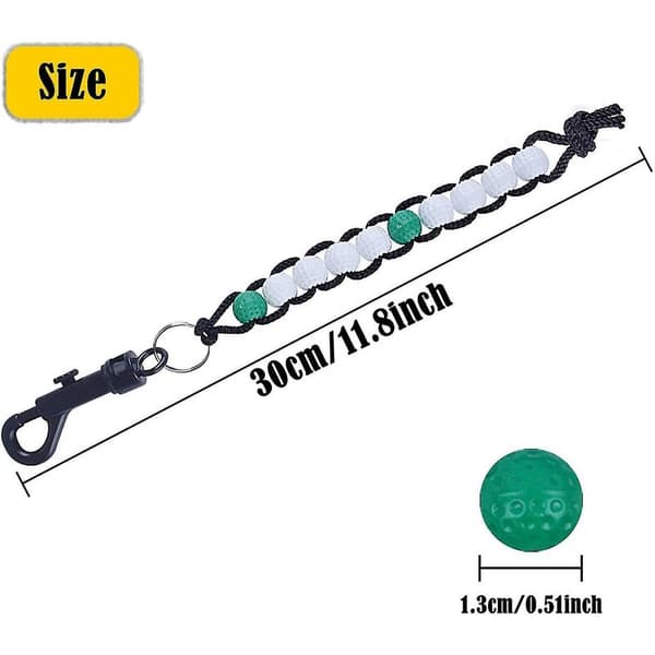 2 stk Golf Deluxe Perler Teller Stroke Score Counter