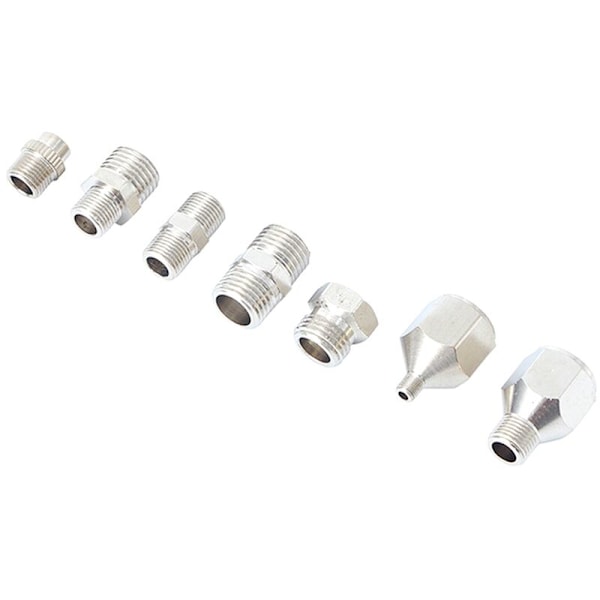 Koble fra koblingsadaptersett, nylonflettet adapter slange for luftkompressor