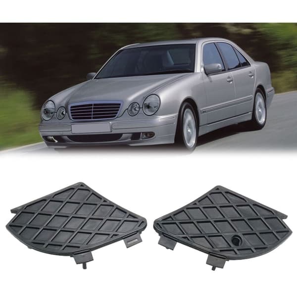 2108850153 Venstre støtfanger tåkelys deksel ramme grill for E-klasse W210 E320 E430 E55 1999-2003