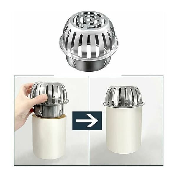 Rustfrit tagrenderbeskyttelse i rustfrit stål - Metal tagrenderbeskyttelse - Tagrenderbeskyttelse - Vandafvisende tagrenderfiltre - Tagrendsgitter.
