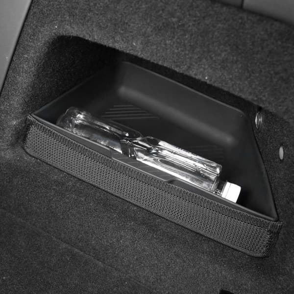Side Trunk Storage Box for Model X 2023 Silicone Right Partition Black