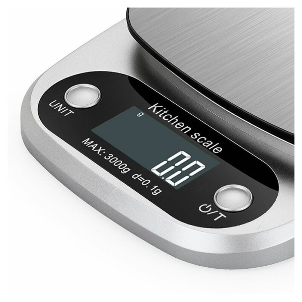 Kjøkkenvekt 22 lb/10 kg Høy presisjon digital matlagingsvekt