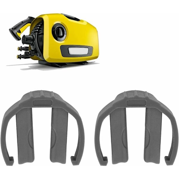 2 stk. C-klips hurtigstik, trykvaskepistol udskiftning C-klips til Karcher K2 K3 K7 biltrykvaskpistol (grå)