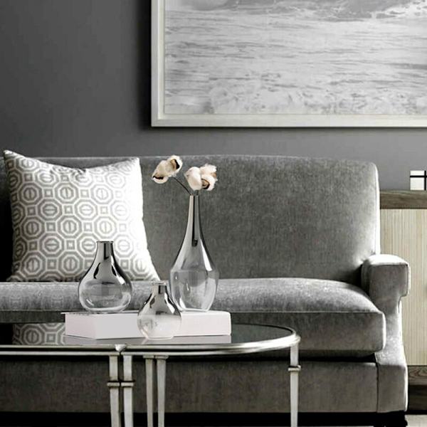 Nordisk Blomglas Vas Gradient Glas Vas Dekorativ Nordisk Blomvas Heminredning Växter Krukor Växthållare A