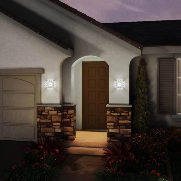 18W Modern LED Vägglampa Upp & Ner Vattentät IP65 Aluminium LED Inomhus Utomhus Väggbelysning för Sovrum Vardagsrum Badrum Trappor Korridor