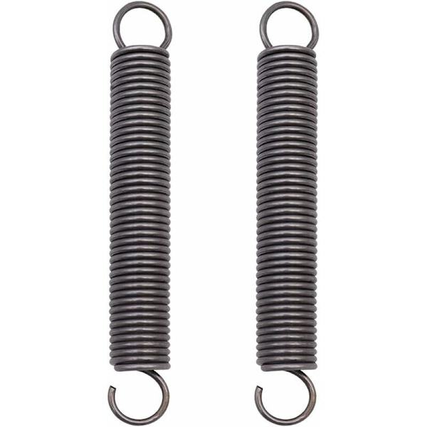 2 stk. forlænget trykfjeder i stål - 2x18x150mm