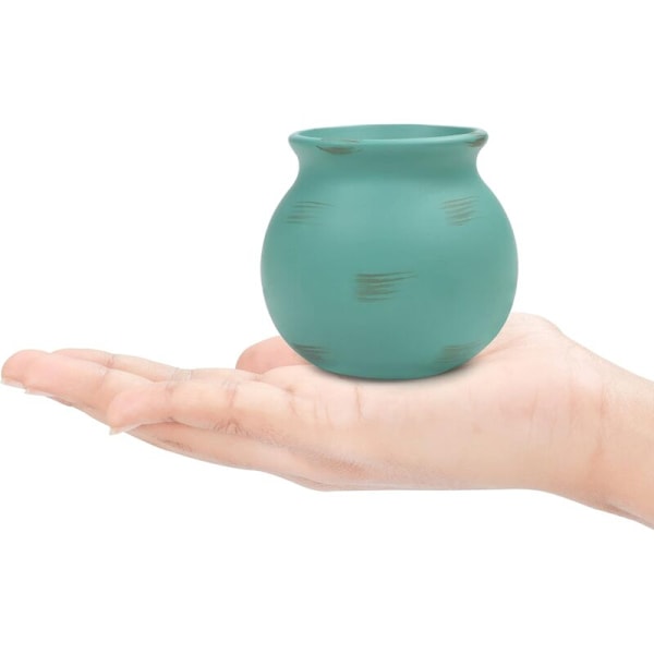 Keramiska Hängande Planterare (4-pack) - Hängande Kruka för Inomhusväxter - Flerfärgad Hängande Vas med Juterop - Perfekt för Inomhus & Utomhus, Heminredning, Rabatt