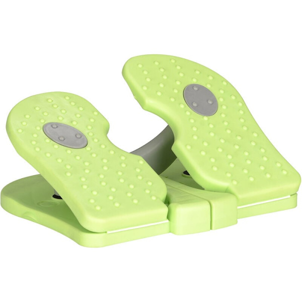 Steppers för träning, hopfällbar mini stepmaskin fotpedal under skrivbordsträning stegfysioterapi benmotionerare mini fitness stepmaskin（lila）