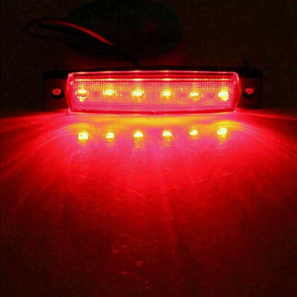 8 st röda gröna båtnavigations LED-lampor 12V båtar akter
