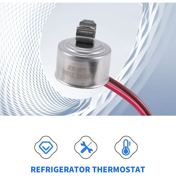 4387503 Kylskåpsavfrostningstermostat ersätter WP4387503 343917 61002113 PS11742474 AP6009317 för ,