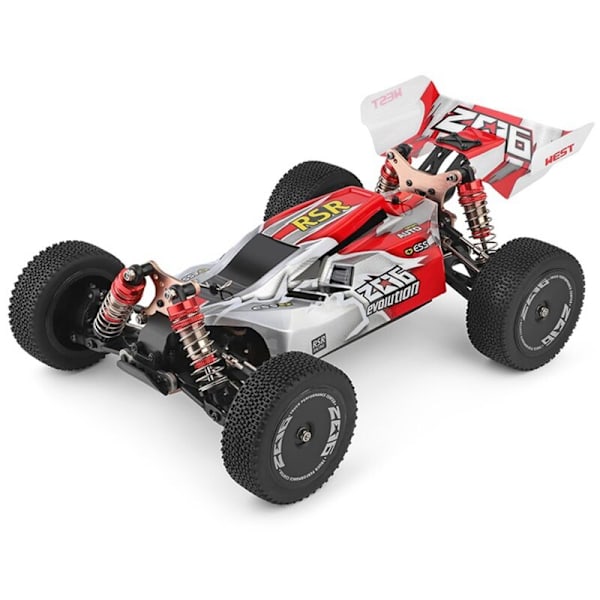 Styrblock Navbärare Set Tie Rod Servo Länkstång för 144001 144010 124016 124017 124019 RC Bil Reservdelar