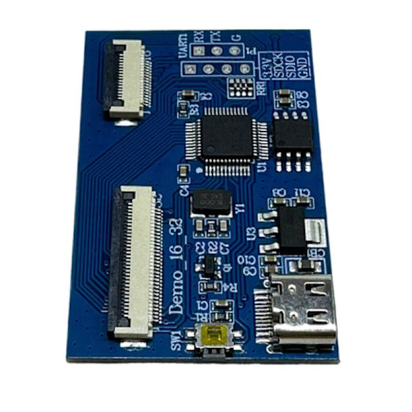 2,8 tum LCD-modul Pekskärm Monitor 4-trådig SPI-gränssnitt Bärbar Multifunktionell IPS Full View