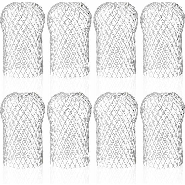 Pakke med 8 Aluminium Tagrende-filtre, Fleksible og Holdbare Tagrende-filtre til Hjemmets Tagrende mod Blade