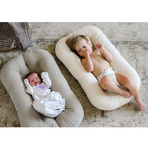 Baby Nest Bærbar Seng Nyfødt Vugge Lounger Seng Babyrom Spedbarnsovingspute Babyvugge Soveseng Carrycot - Rosa