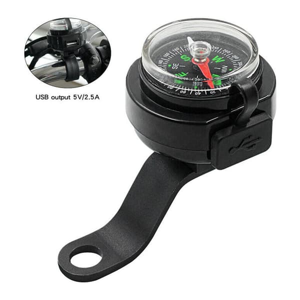 Motorcykel Kompas Oplader USB Navigation Vandtæt Oplader