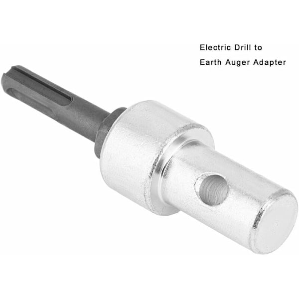 Hagebor Elektrisk Drill Adapter, 2 Brønns Jordbor Tilkobling for SDS Plus Trådløs Drill Driver Stangbor