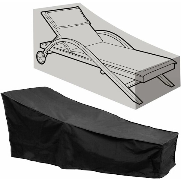 Shell 200cm Patio Sun Lounger -suojukset, Kestävä Ulkokäyttöön Sopiva Vedenkestävä Sun Lounger -suoja -DENUOTOP