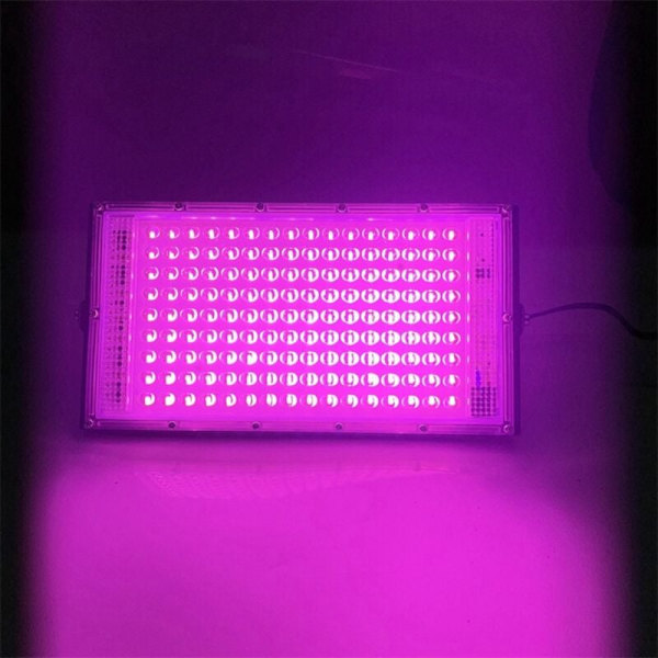 Spectrum LED växtlampa PhytoLamp för växter Blomfröplanta 50W Räckvidd Utomhusstrålkastare EU-kontakt