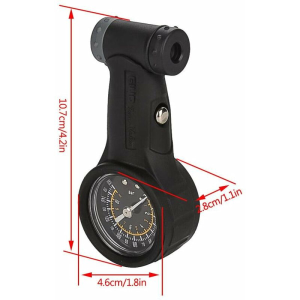 Dæktryksmåler Dæktryksmåler Bil Auto Motorcykel 160PSI Dæktryksmåler Manometer Dæk Cykel Reparationsværktøj Vej Mountainbike