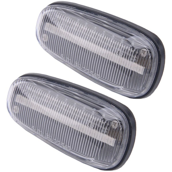 12V Signallampor LED-sidomarkeringsljus Indikator Repeater Panel för Opel Zafira A 99-05 G 98-09