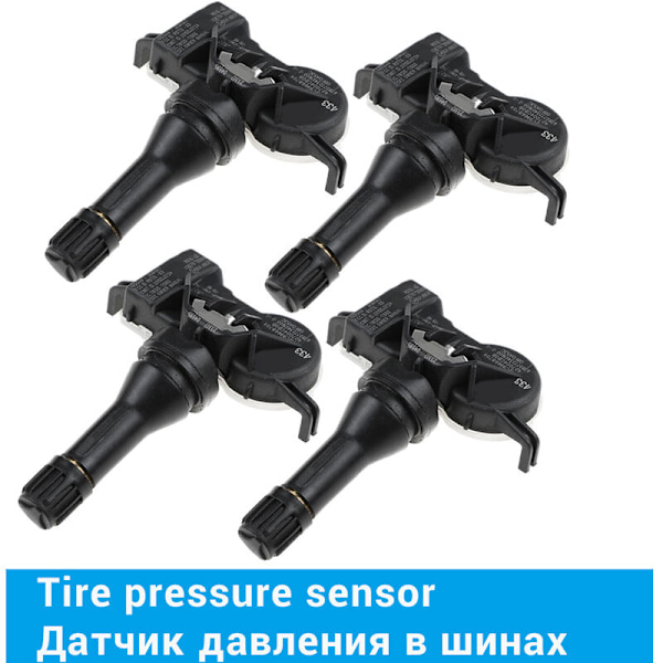 4 st TPMS däcktrycksensor 407004CB0B-serien för J10 J11 NV200 Leaf Juke Note för Granta