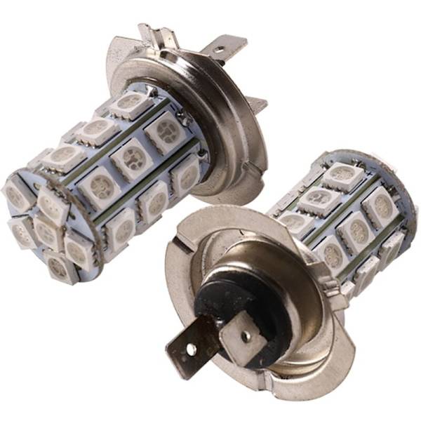 2 st H7 5050 SMD LED dimljus för 27 bilar