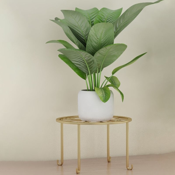 Gulv Jern Potte Stativ Hyldeholder Have Hylder Have Plante Balkon Rundt Stativ Hjem Indretning