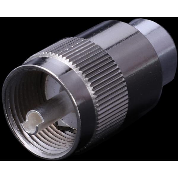 10 stk UHF Hannkontakt PL259 Loddekontakt RG8 RG213 Kabel LMR400 7D-FB Sølv