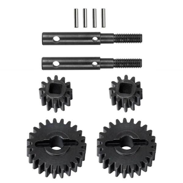 2X AR45 F9 Portalaxelväxelset 23T / 12T och stubbaxel för Axial SCX10 III Capra 1/10 RC Biluppgraderingar Delar