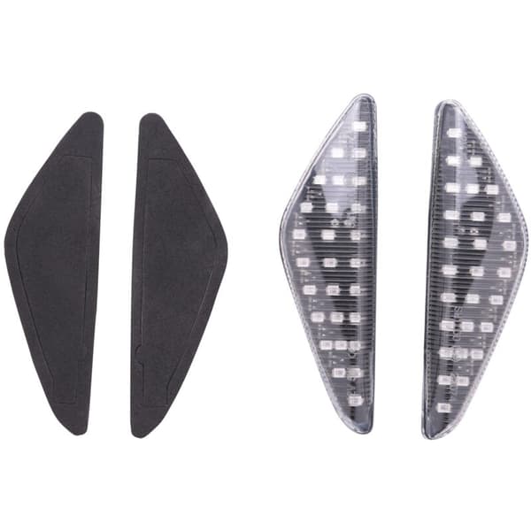 2 st bilsida dynamisk blinkers för X5 E70 X6 E71 E72 X3 F25 transparent