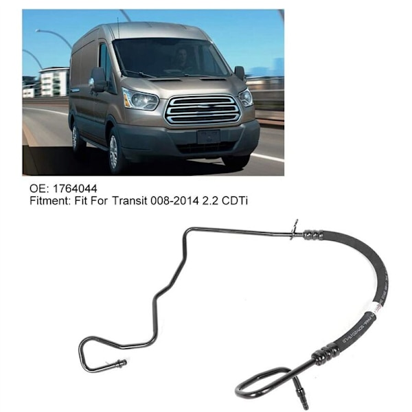 1764044 Styr D' Rör + Mutter för Transit 2.2 TDCi 2008-2014 8C113E586FE