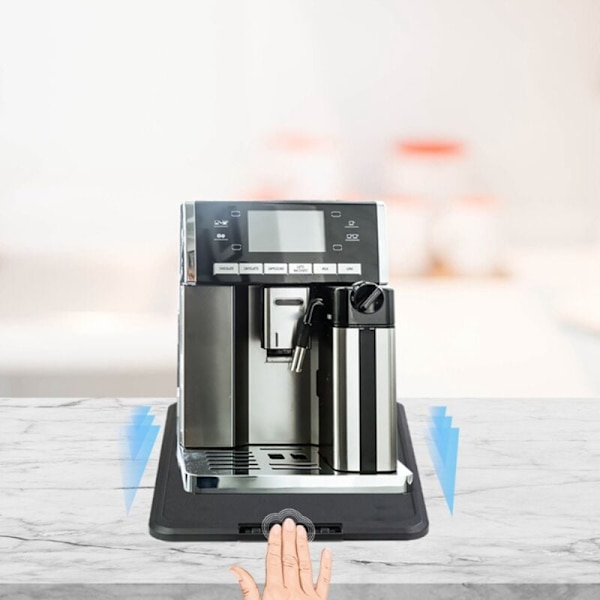 Kaffe Maskin Bas Praktisk Caddy Platta Kök Apparat Glidande Bricka Rullande Bricka Bänkskiva Förvaring Flyttbar Slider