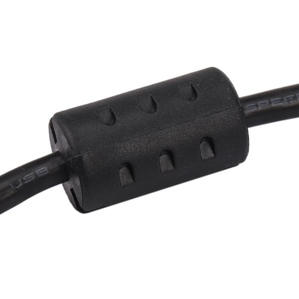 Lång USB-förlängningskabel 2.0 hane till för dator, 3 meter svart