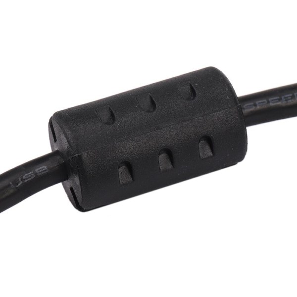 Lang USB-forlengelseskabel 2.0 hann til hann for datamaskin, 3 meter svart