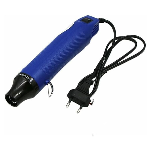 220V Mini Lämpöpistooli, Käsikäyttöinen Lämpöpistooli Kutistuskelmuun, Kutistusputkeen, Epoksihartsiin, Prägäämiseen, DIY (Valkoinen)