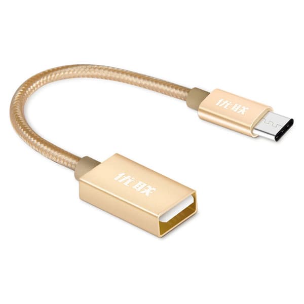 USB Type C til USB OTG-kabel, der passer til Mi5 Mi4C 5X 6P OTG Type-C-oplader, datakabel, USB C-kabel