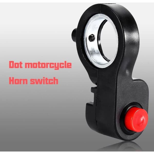 Tryckknappsomkopplare, 7/8'' 22mm Motorcykelstyre Hornswitch
