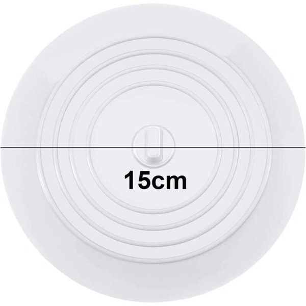 FDA-godkjent silikon rund vaskpropp stor 15 cm diameter gulvavløpsdeksel vannpropp