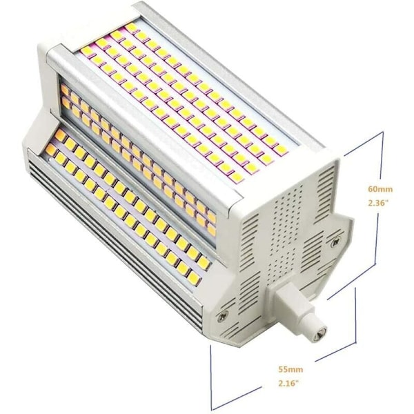 R7S LED Pære 50W Varmt Lys Dæmpbar 3000k Dobbelt Endet J118 J Type 118MM LED Floodlight 5000LM 500W Ækvivalent Halogen Gadelys 200 Grader Indo