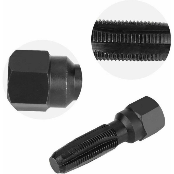 Tændrør gevind kit, 5 stk 14mm tændrør gevind reparationssæt