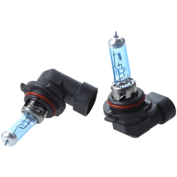 2 x 9006 HB4 HID Halogen Lamp Bulb 100W 6000K 12V Vit Bil