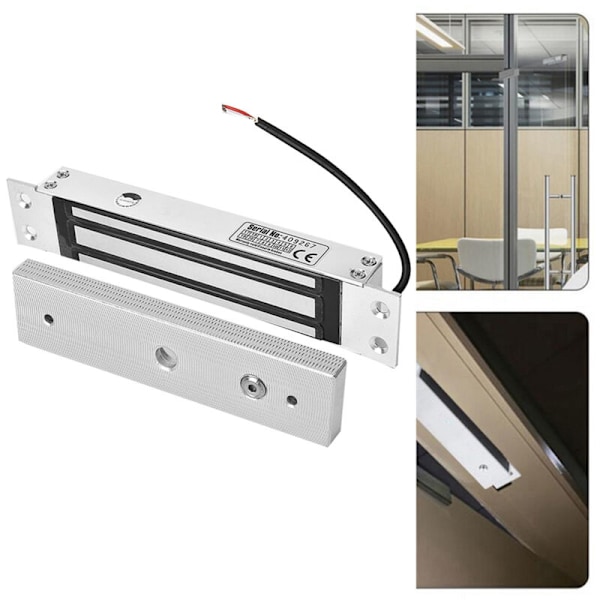 Integrerad Elektrisk Magnetisk Lås DC 12V Hållkraft 180kg Elektromagnetisk Access Control