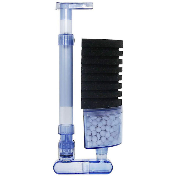 Akvariefilter, Ultra Quiet Biokemisk Svampefilter Akvarium Luftpumpe Yngel Akvarium Vandtank Vandfald Dobbelt Skum Svampefiltre Xy-2883