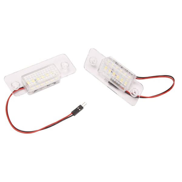 1 par LED-nummerpladelys til A8 D3 2002-2010 E40943022 lampedele billys