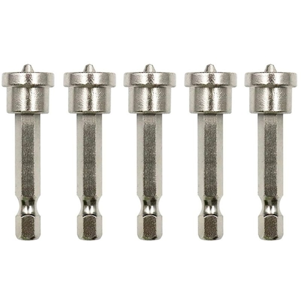 5 magnetiske positioneringsskruetrækkerbits 6,35 mm skridsikker magnetisk ring skruetrækker magnetisk ring positionering (50 mm)